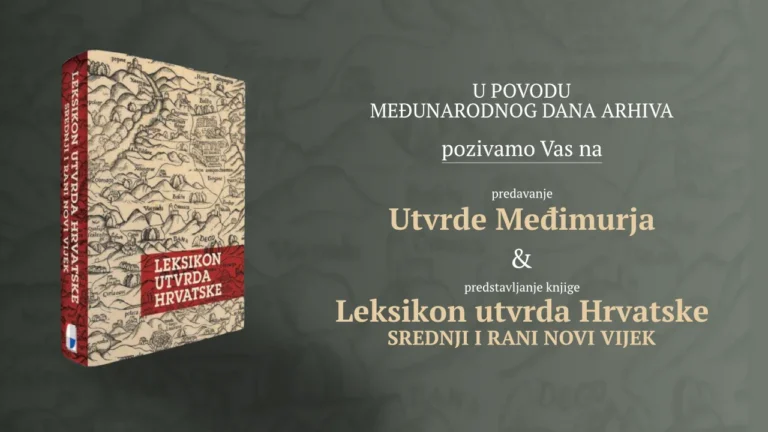 Pozivnica na predstavljanje “Leksikona utvrda Hrvatske”: Povijest utvrđena u kamenu